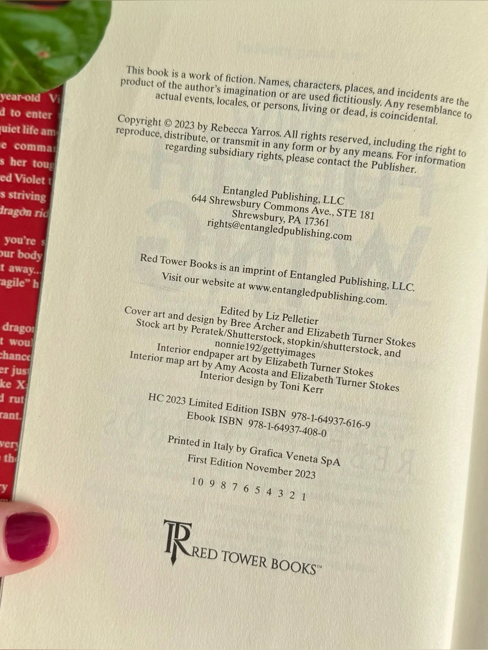 “Fourth Wing” Trilogy Hardback Collection (with two first editions!)